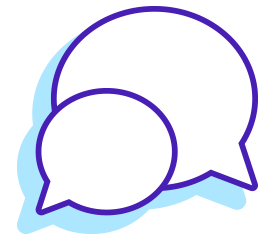 Contact by live chat icon